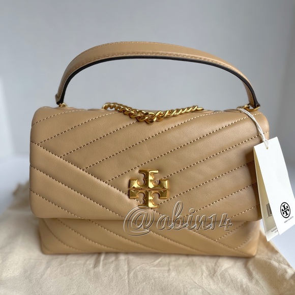Tory Burch Kira Chevron Small Convertible Leather Shoulder Bag - Picture 13 of 16